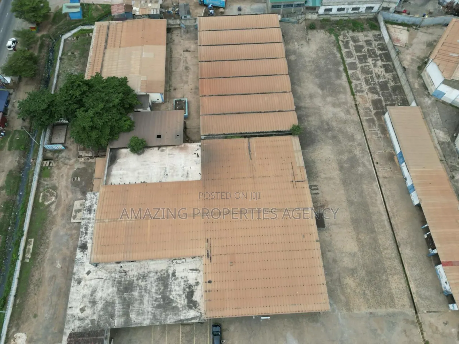 3 Acres Of Land Roadside Industrial Land For Sale Accra, Graphic Road in North Industrial Area
