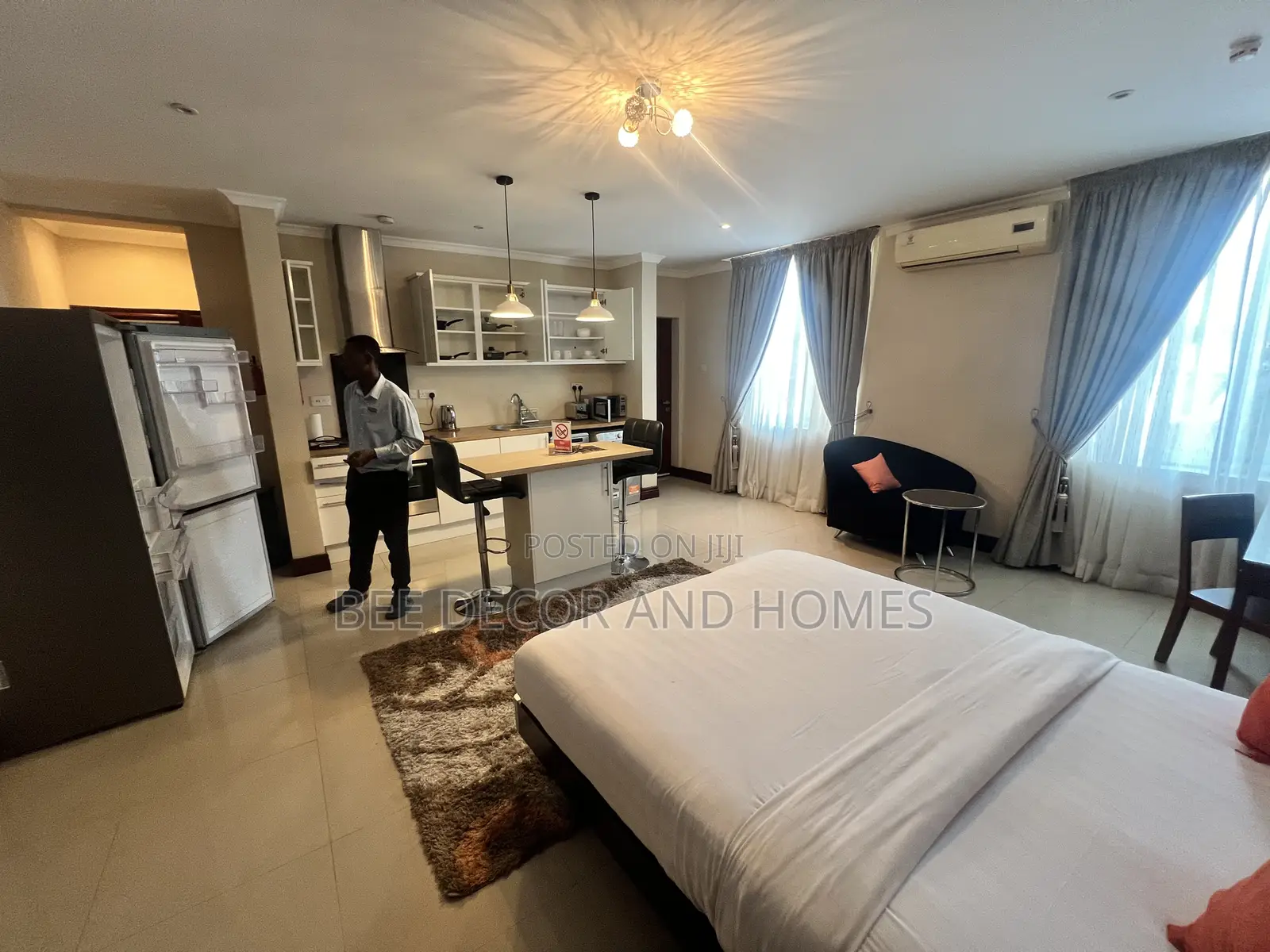 Furnished Studio Apartment in Bee Decor & Homes, West Legon for rent in West Legon