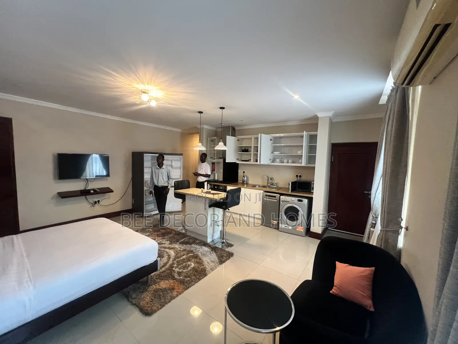 Furnished Studio Apartment in Bee Decor & Homes, West Legon for rent in West Legon