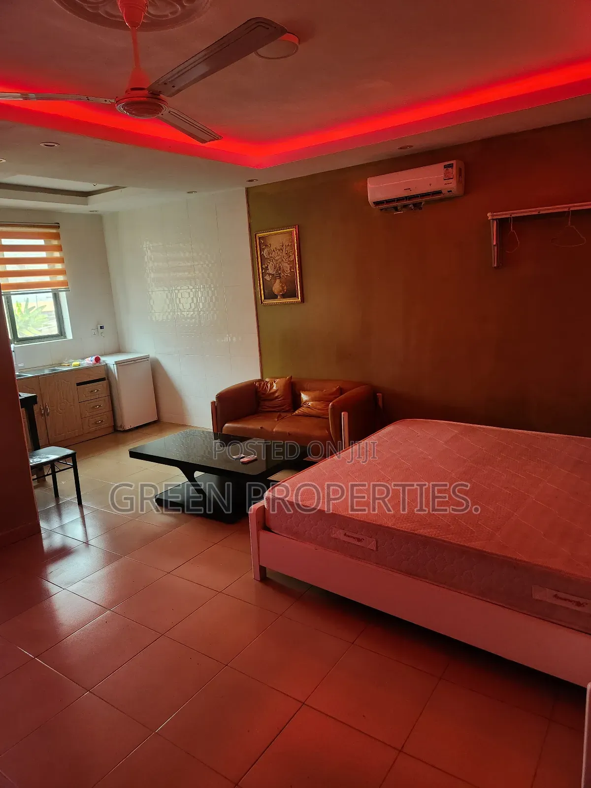 Furnished 1bdrm Apartment in Green Properties, Nungua for rent in Nungua