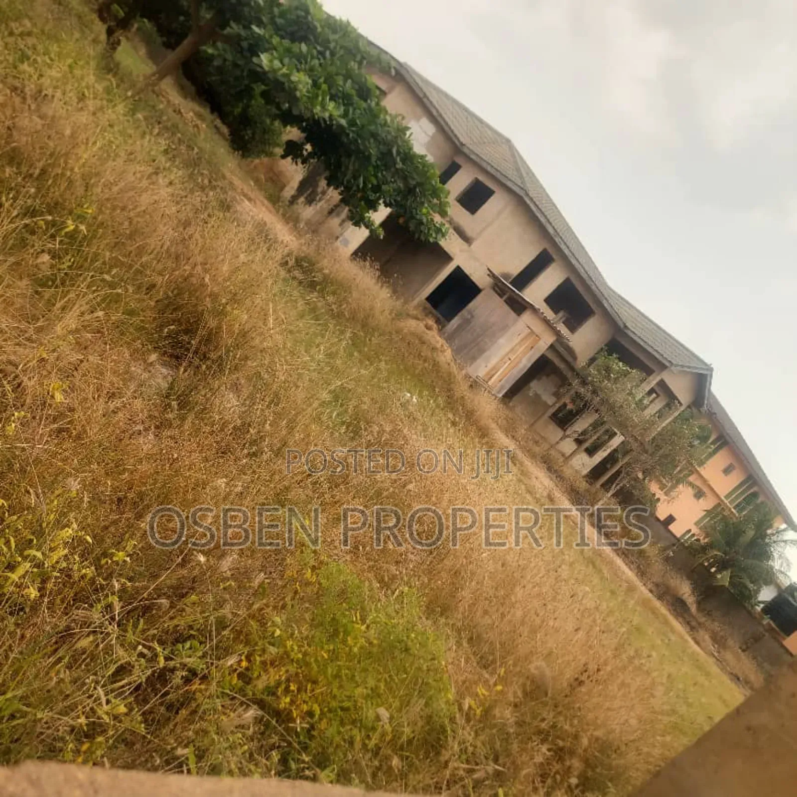 2 Plots of Titled Land With 7 Bedrooms Uncomplicated House for Sale in Spintex