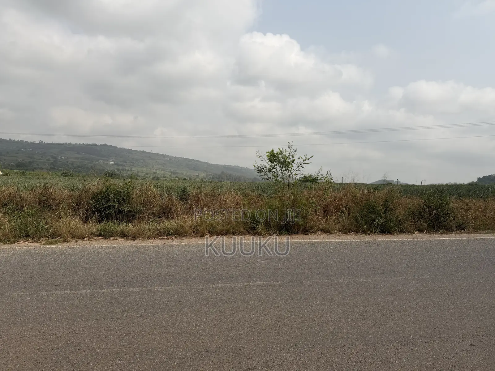 Main Road Land Aburi-Pokrom in Aburi