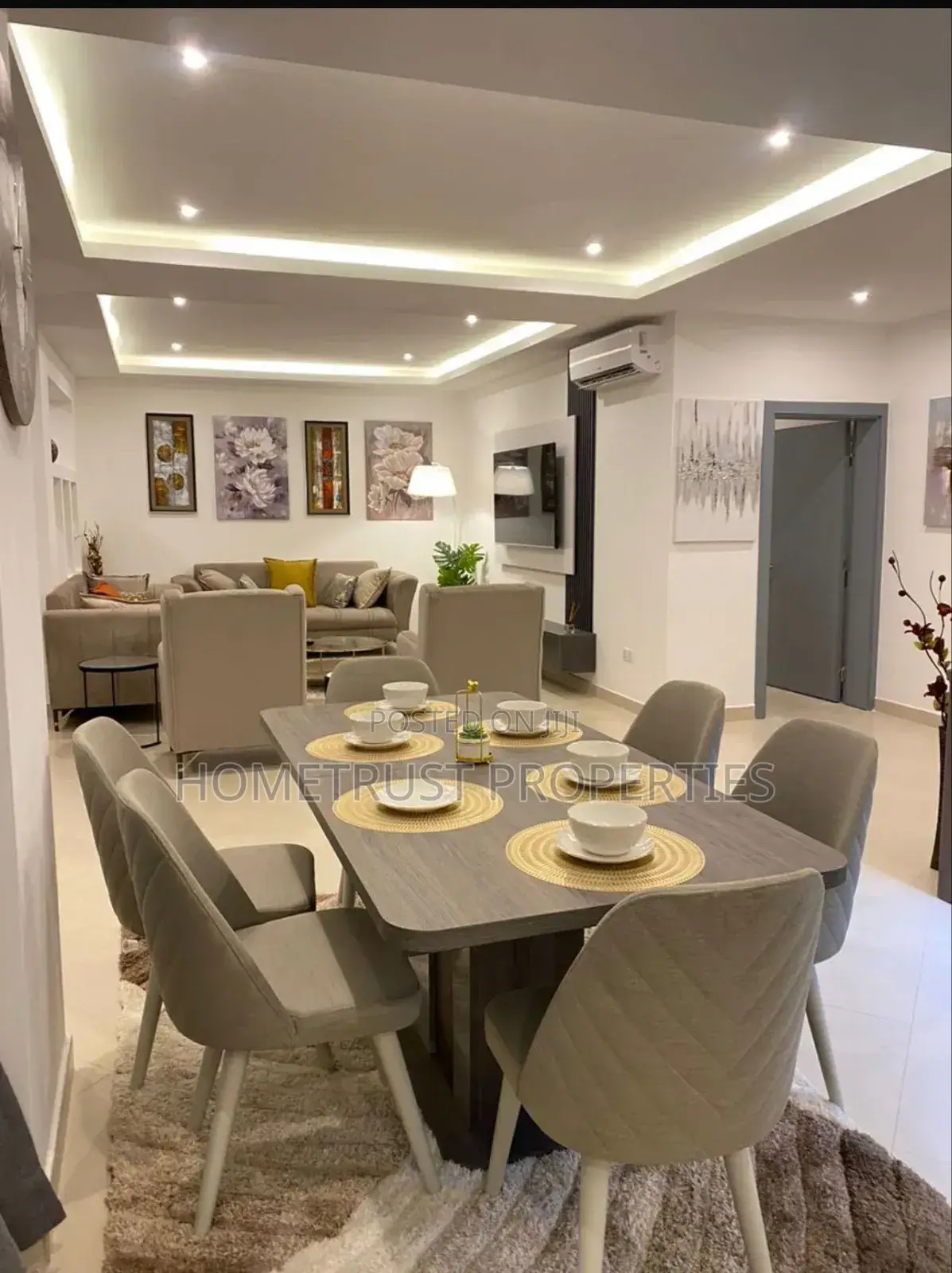 Furnished 2bdrm Apartment in Hometrust, Labone for rent in Labone