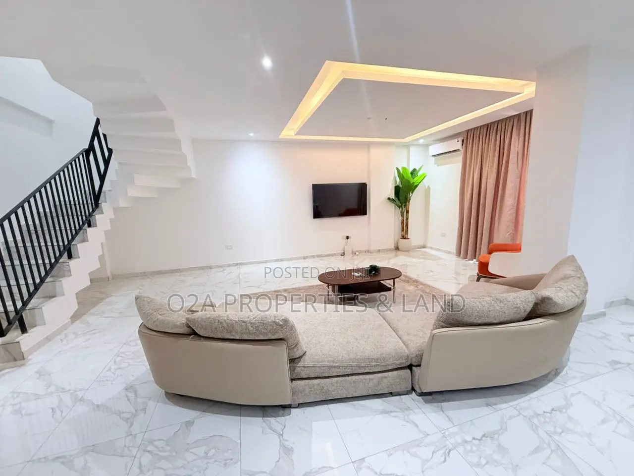 Furnished 2bdrm Duplex in Greater Accra, Airport Residential Area in Airport Residential Area