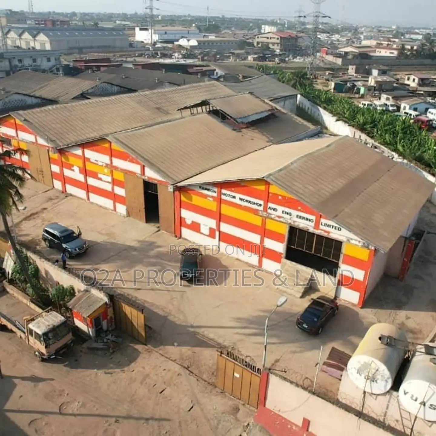 Executive Warehouse on 1.14 Acres for Sale at Graphic Road in Accra Metropolitan