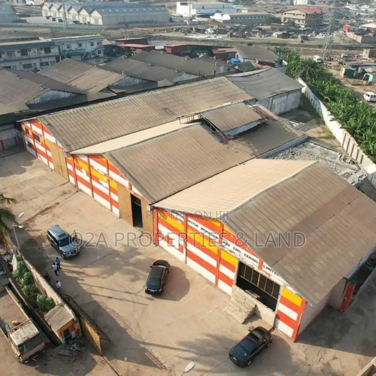 Executive Warehouse on 1.14 Acres for Sale at Graphic Road in Accra Metropolitan