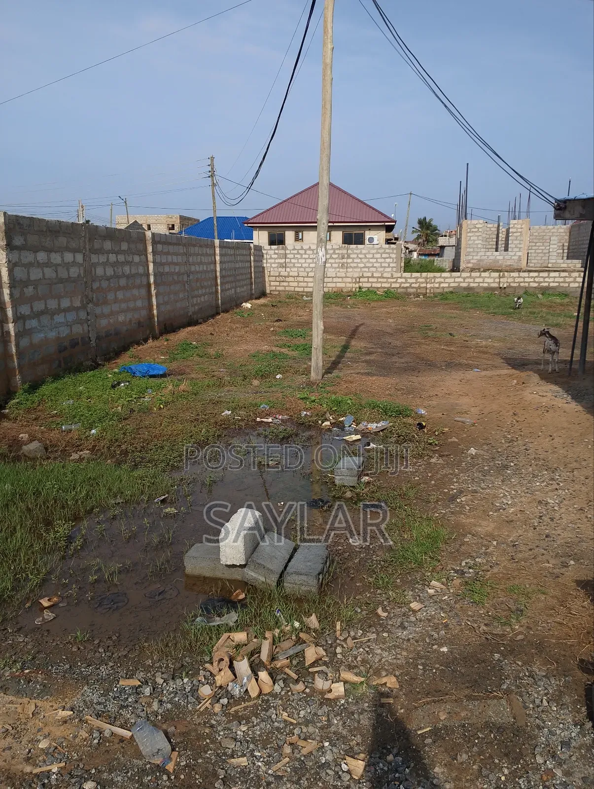 A Special Half Plot for Sale Klagon Close to Pentecost Church Side in Tema Metropolitan