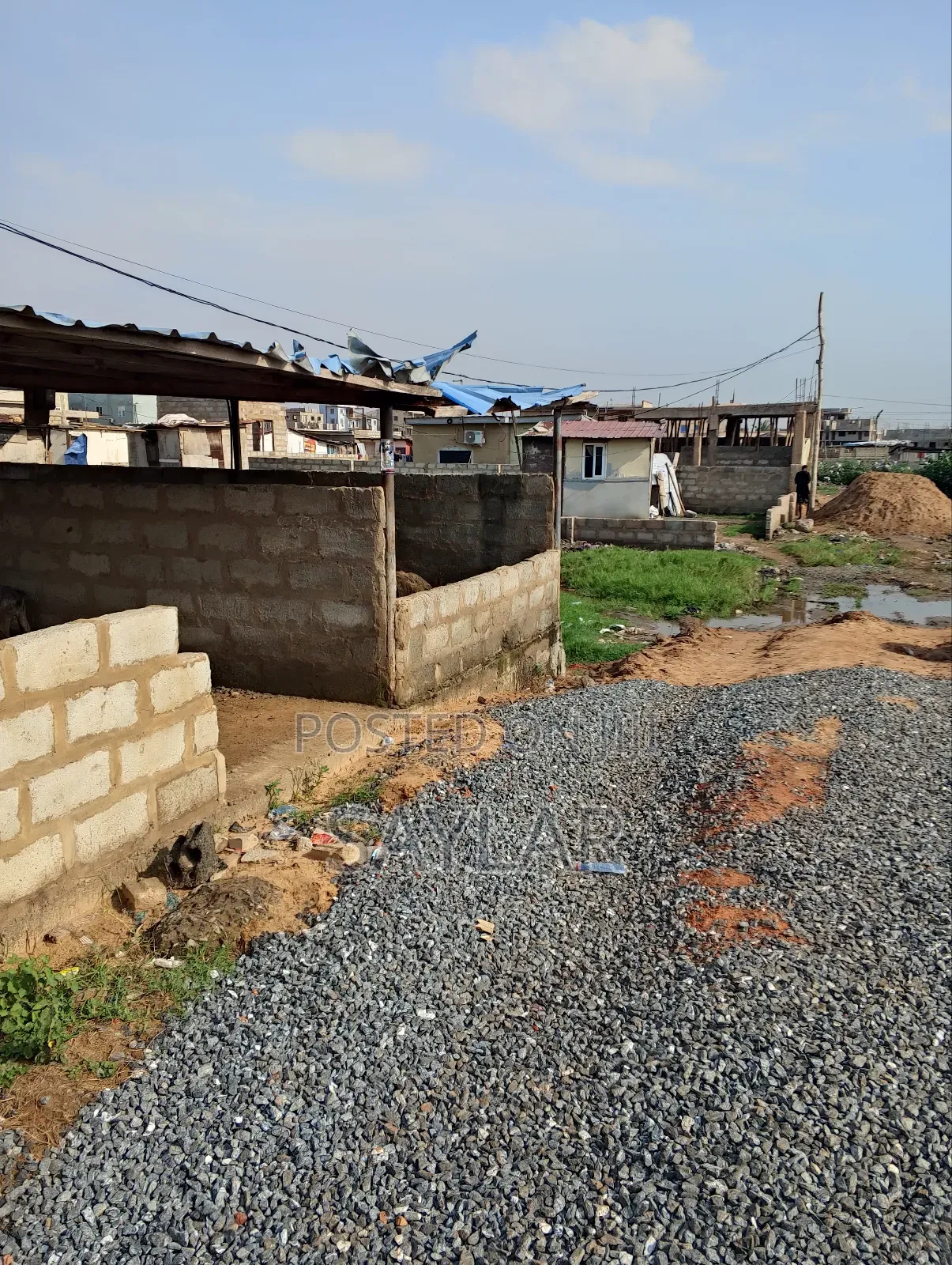 A Special Half Plot for Sale Klagon Close to Pentecost Church Side in Tema Metropolitan