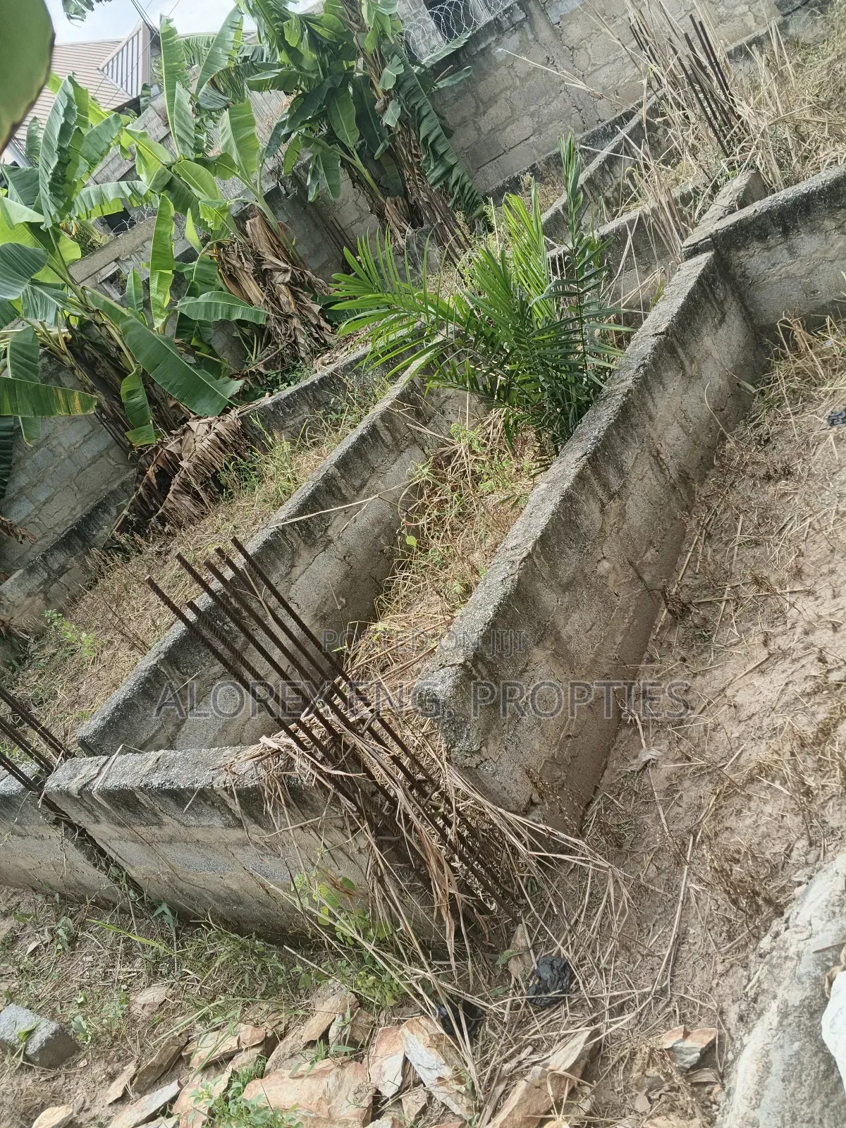 A Plot of Land With Footing for Sale at Oyarifa Teiman in Oyarifa