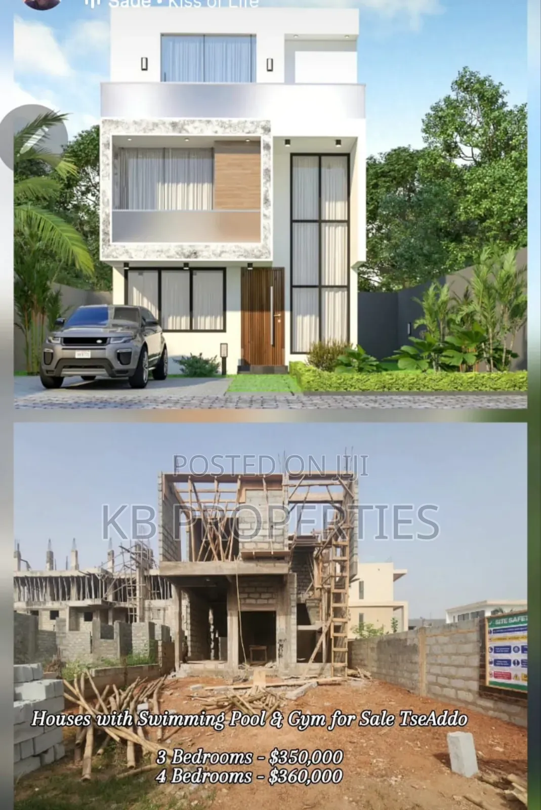 Furnished 4bdrm Duplex in Kb Properties, Tseaddo for sale in Tseaddo