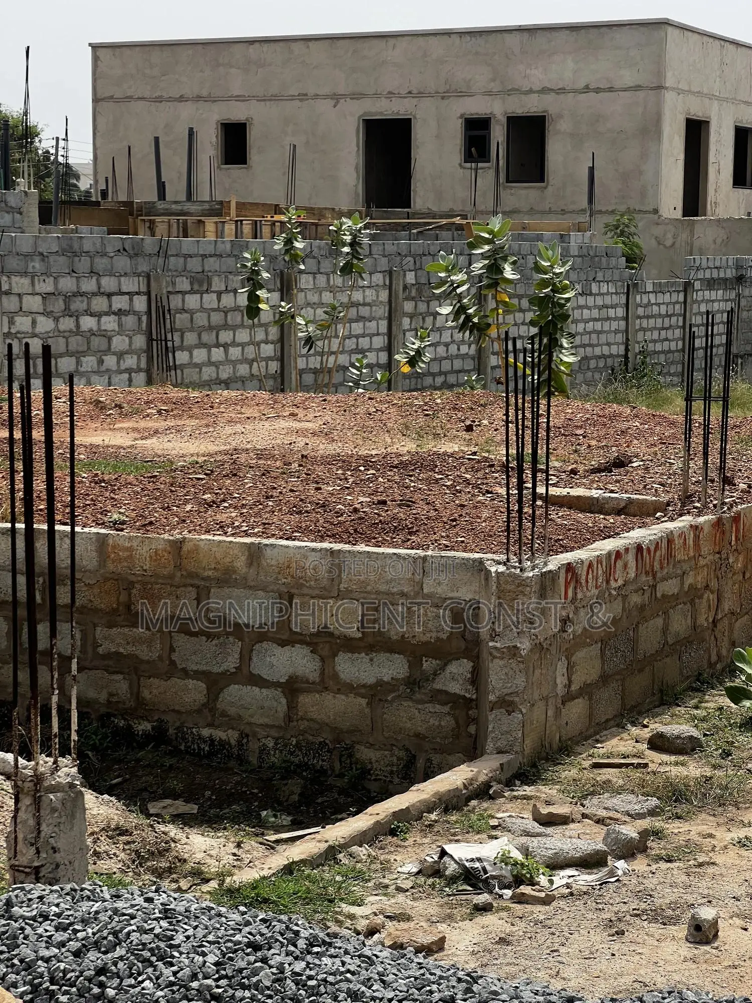 Title Half Plot With Footing 4 Sale in Gated Estate at Spintex Sakumono in Spintex