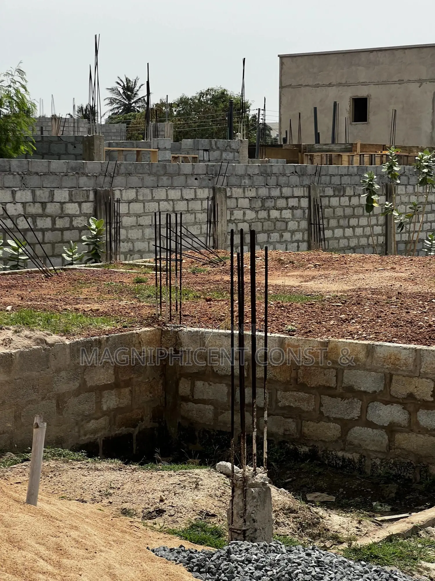Title Half Plot With Footing 4 Sale in Gated Estate at Spintex Sakumono in Spintex