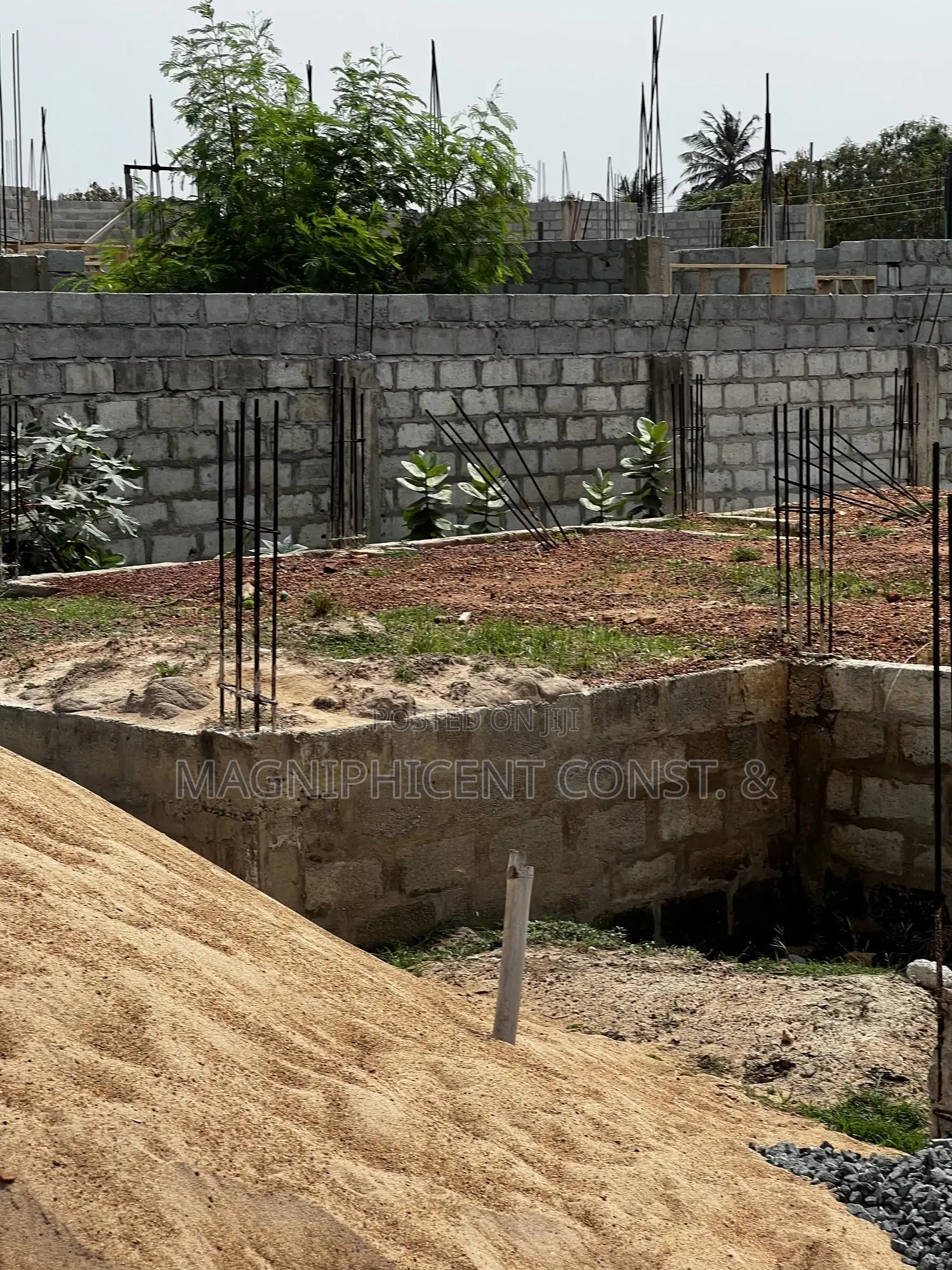 Title Half Plot With Footing 4 Sale in Gated Estate at Spintex Sakumono in Spintex