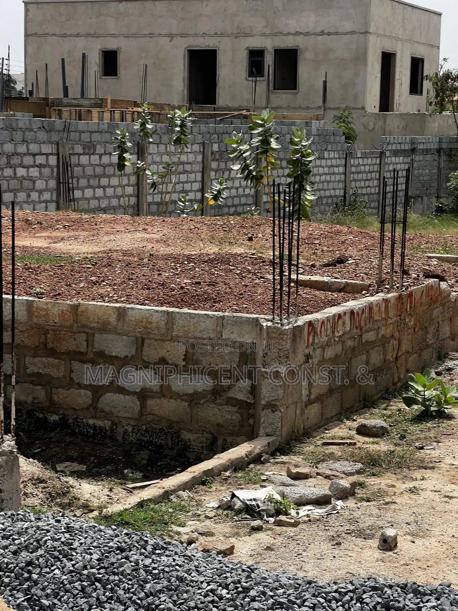 Title Half Plot With Footing 4 Sale in Gated Estate at Spintex Sakumono in Spintex