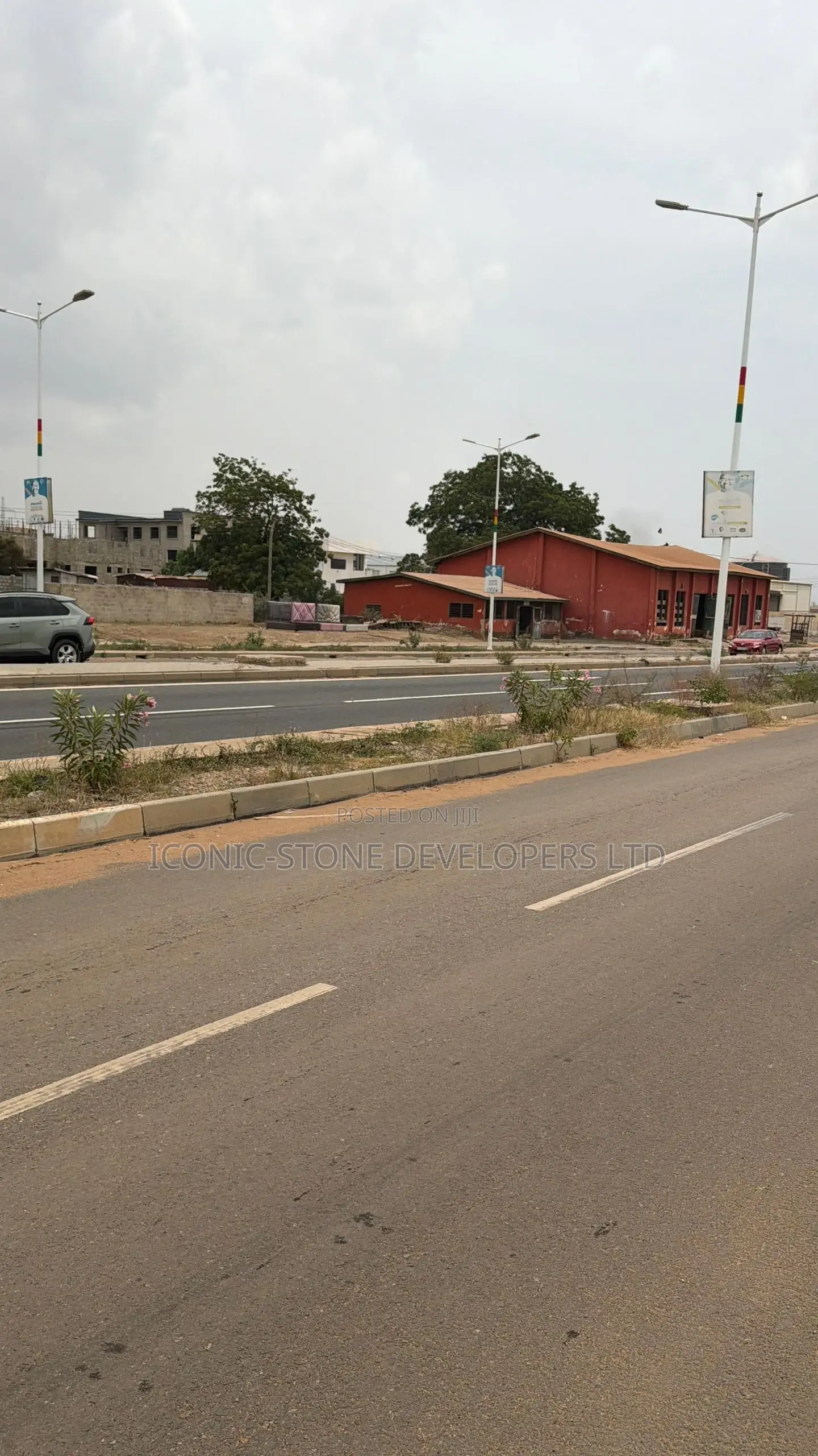 Plots of Roadside Land for Sale at Borteyman in Ashaley Botwe