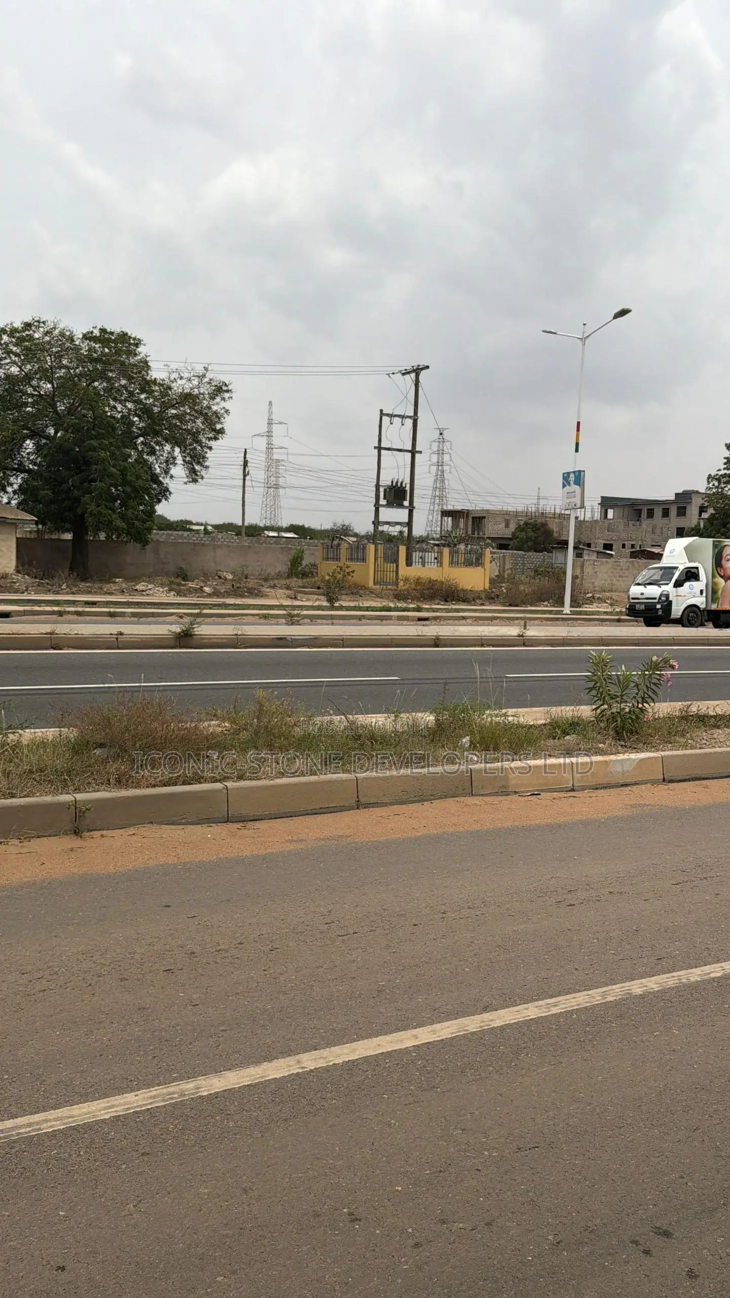 Plots of Roadside Land for Sale at Borteyman in Ashaley Botwe