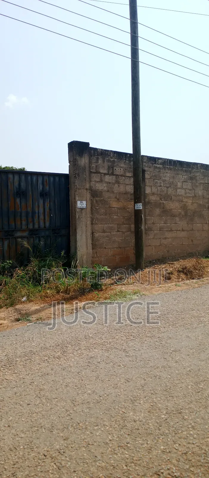 Walled and Gated 1 and Half Plot Kisseman in West Legon