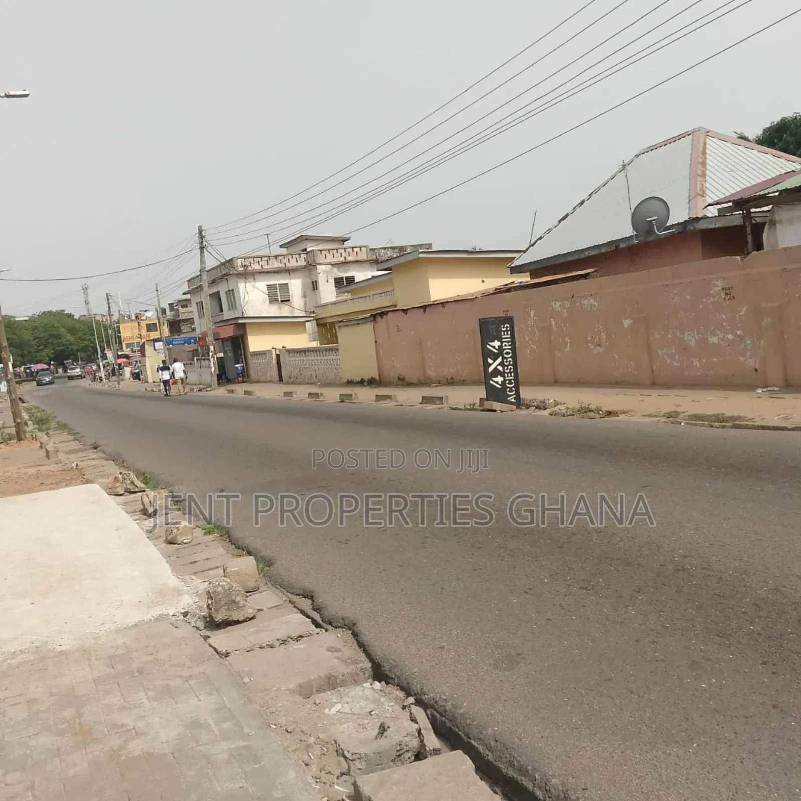 0.13 Acre of Land With Old Structure on It for Sale at Osu in Accra Metropolitan