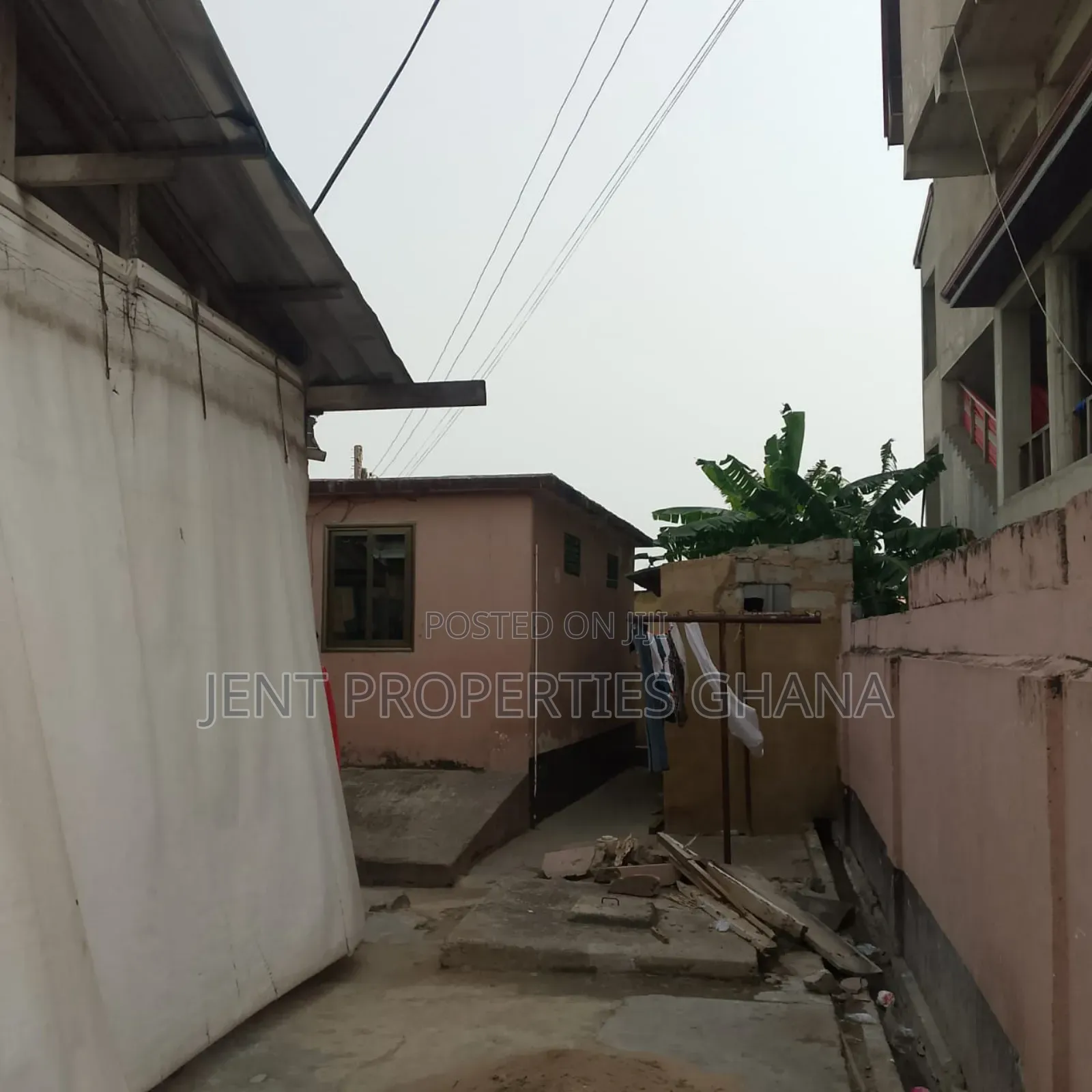 0.13 Acre of Land With Old Structure on It for Sale at Osu in Accra Metropolitan