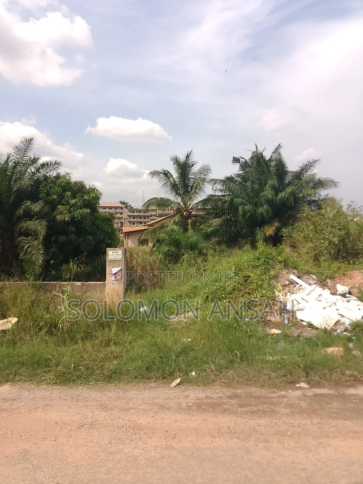 Full Plot of Land for Sale at Tuc Near Sugar Hill Hotel in Kumasi Metropolitan