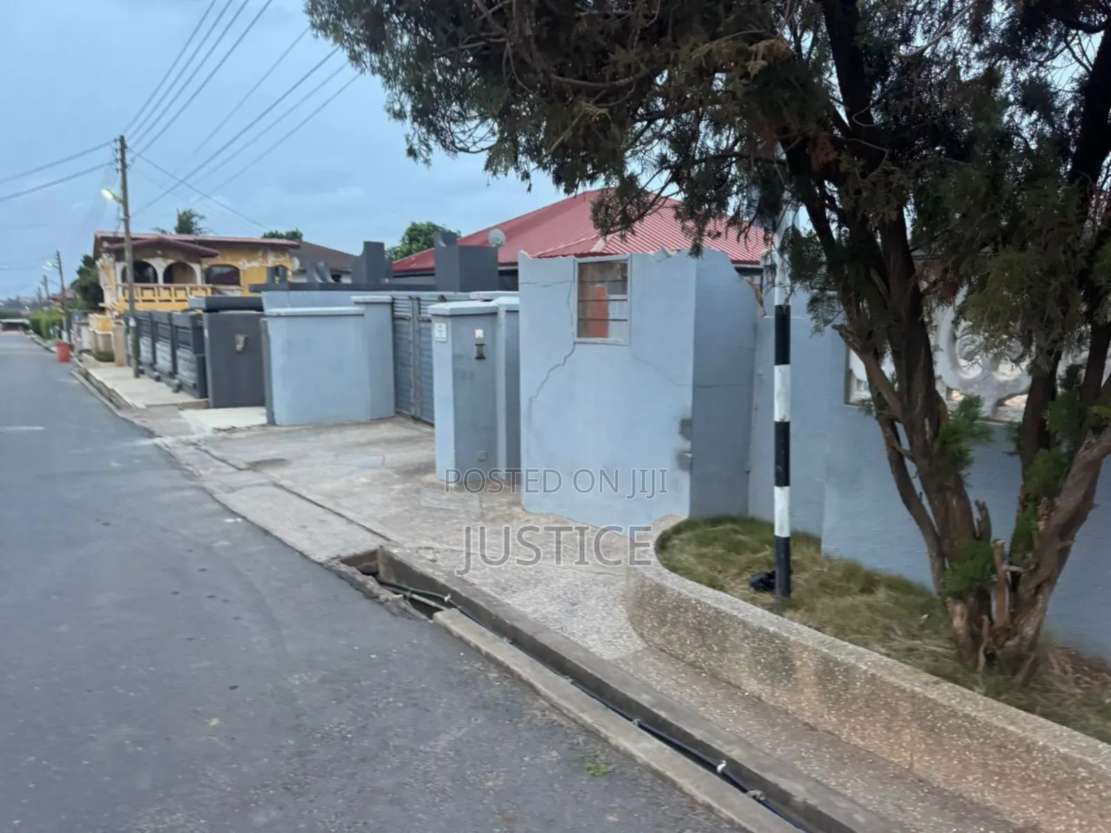 100 by 100 Walled Land for Sale Achimota in Mile 7
