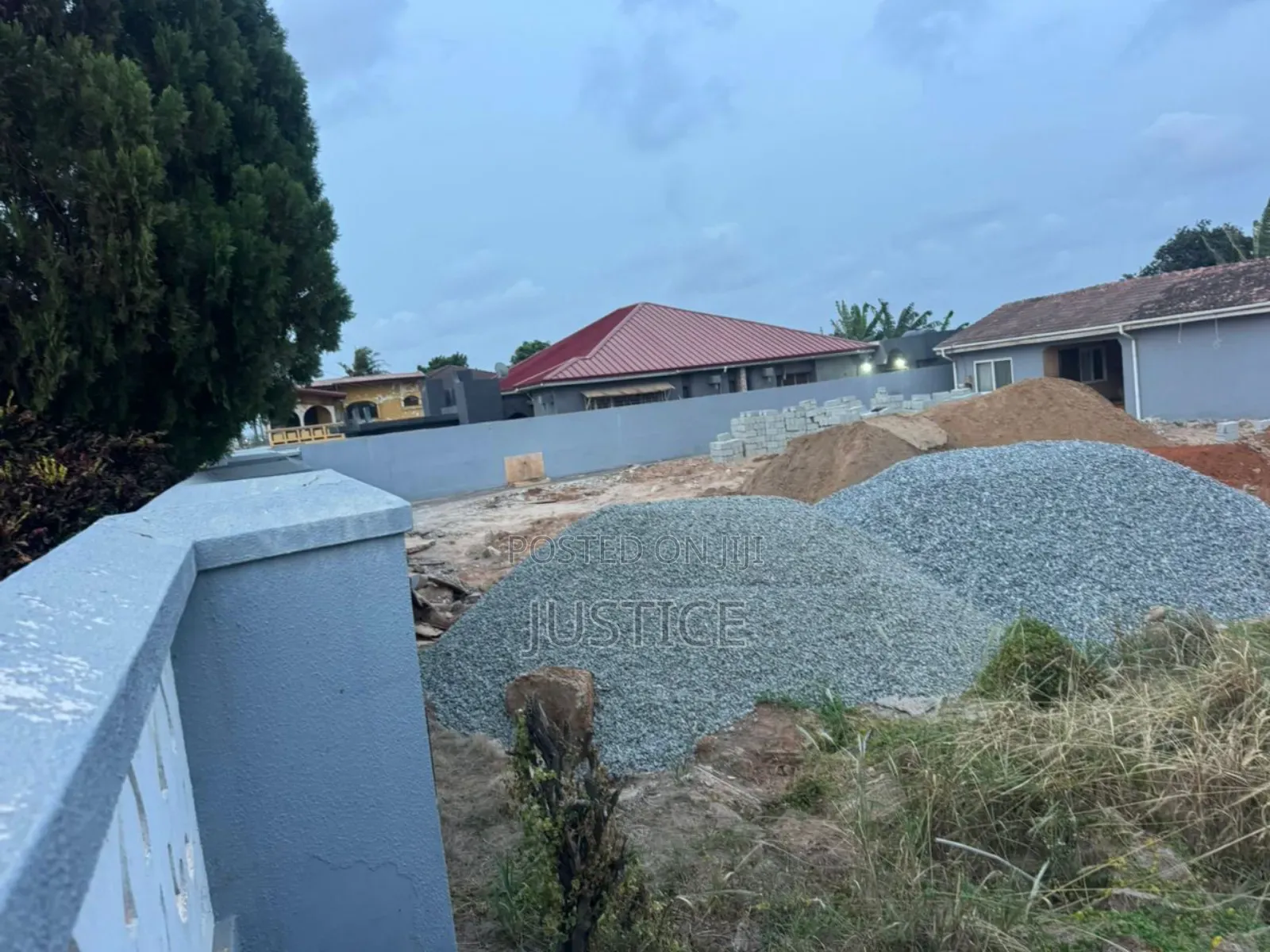 100 by 100 Walled Land for Sale Achimota in Mile 7