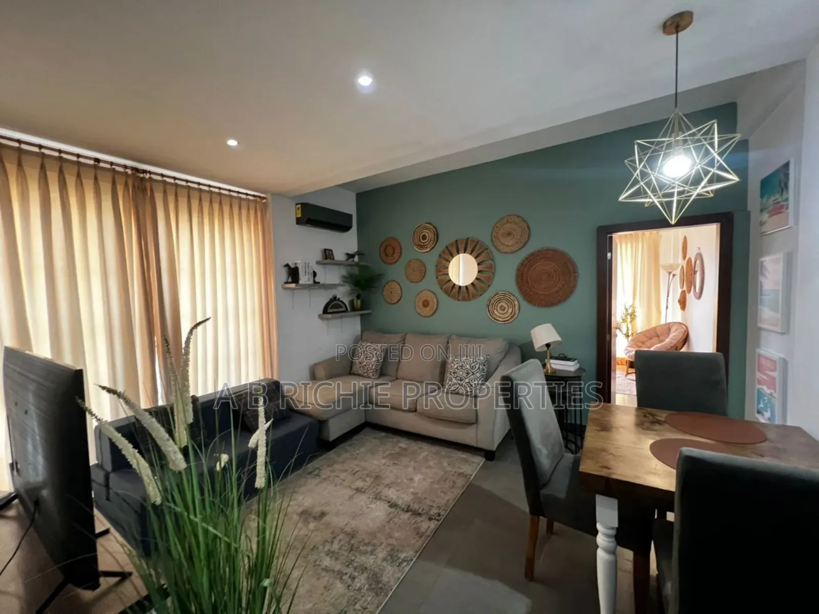 Furnished 1bdrm Apartment in Ab Richie Properties, Osu Ako-Adjei in Osu Ako-Adjei