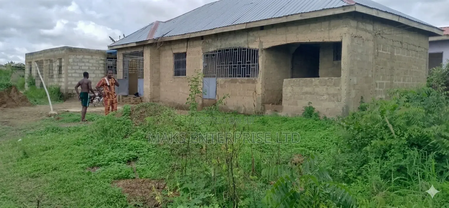 1 Chamber and Hall Self-Contained, 2 Single Room Self-Contained in Awutu Senya East Municipal
