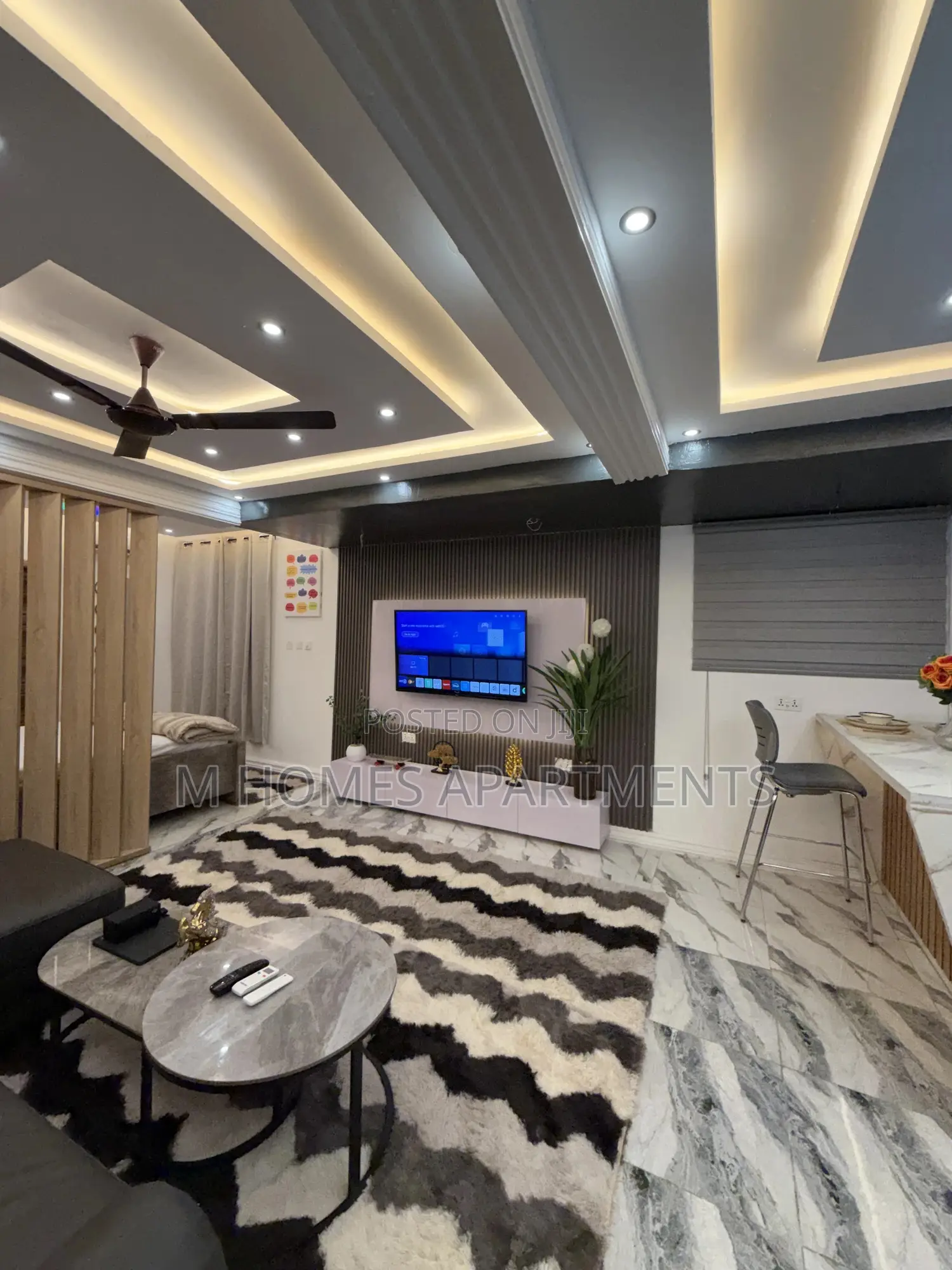 Luxury Furnished Studio For Rent | Smart Tv, Wifi, Modern in Community 25