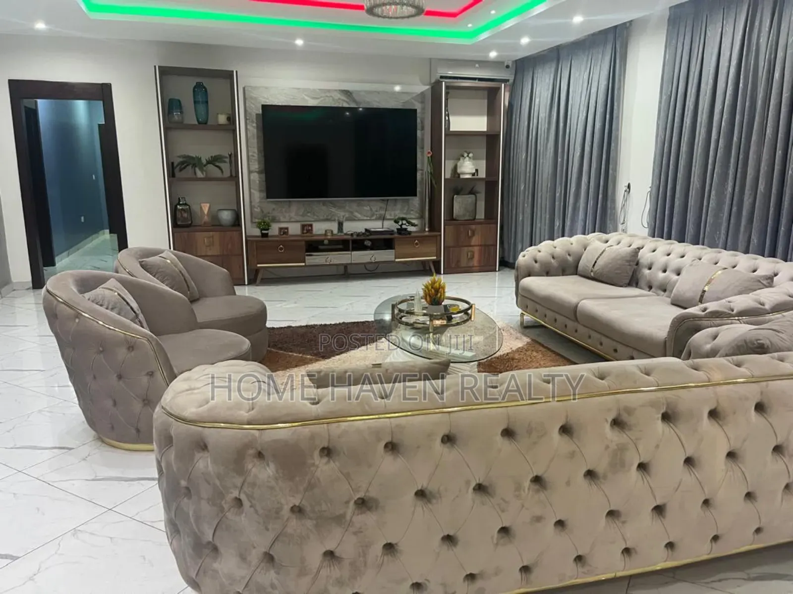 Furnished 4bdrm House in East Airport, Tseaddo for rent in Tseaddo