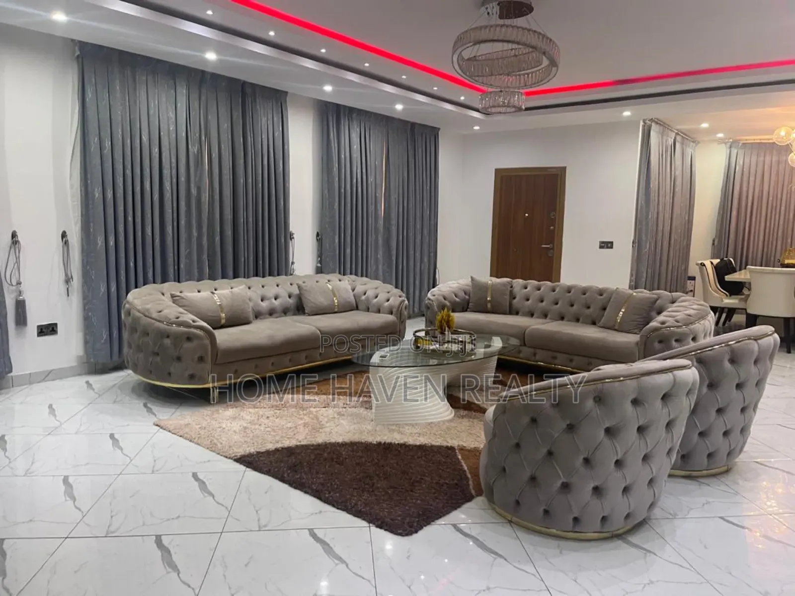 Furnished 4bdrm House in East Airport, Tseaddo for rent in Tseaddo