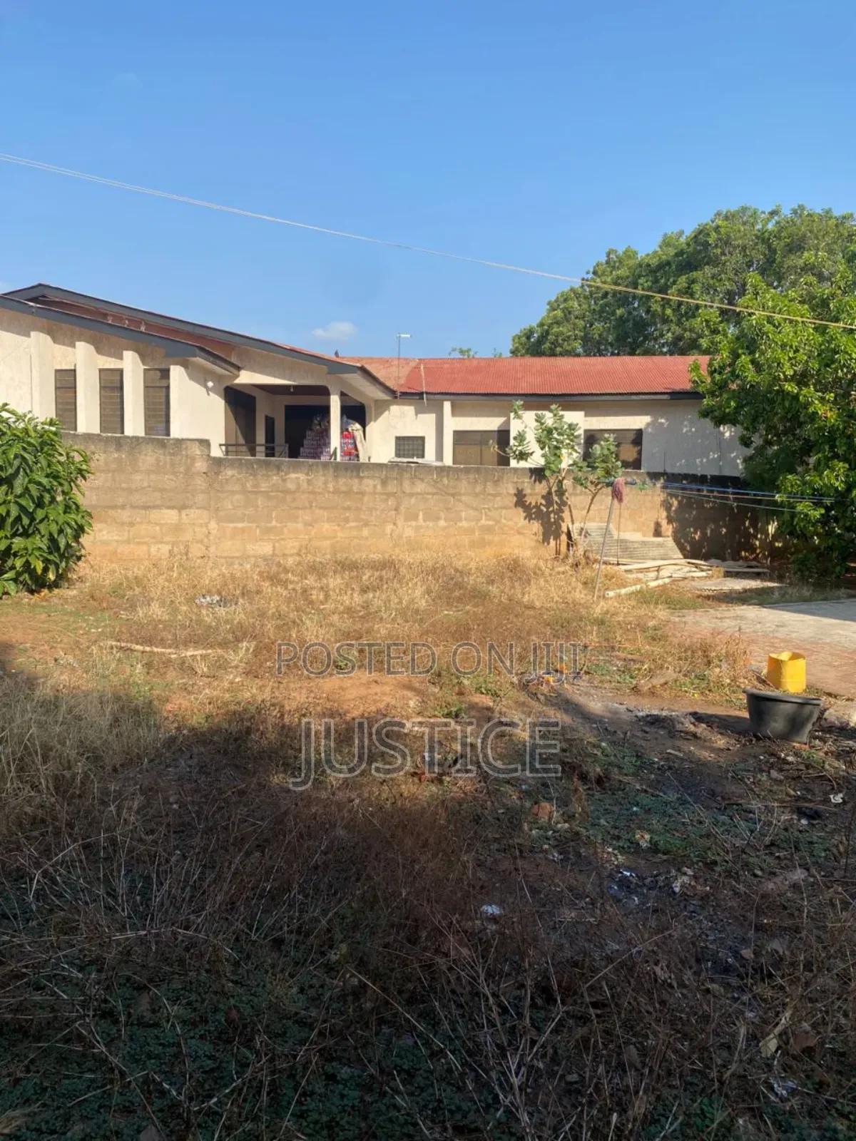 100 by 100 Size Plot of Land Achimota in Mile 7