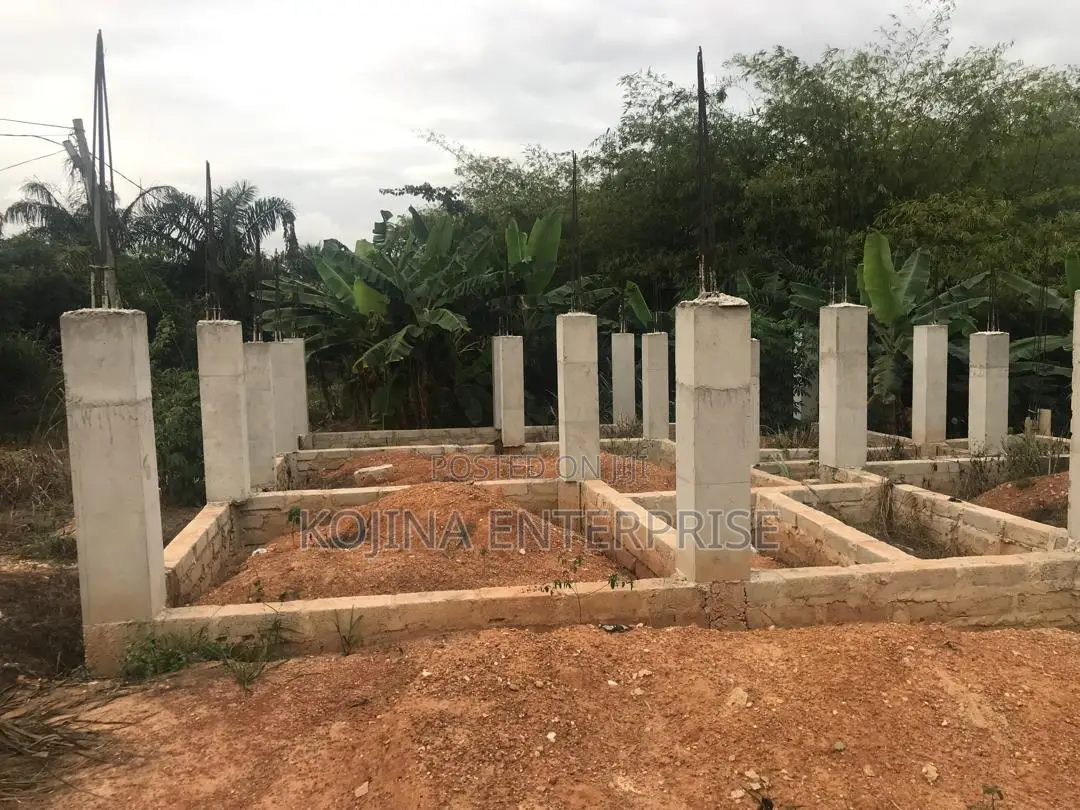 Prime Land With Ongoing Structure For Sale At Apire – Darko in Kumasi Metropolitan
