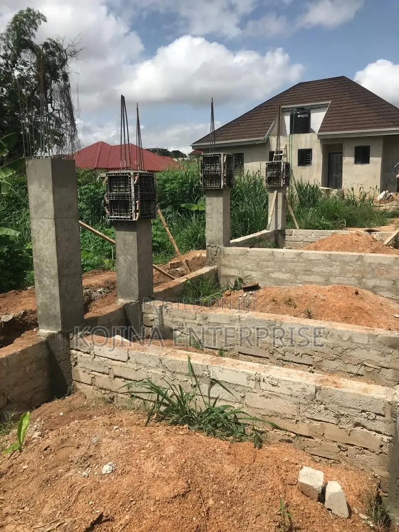 Prime Land With Ongoing Structure For Sale At Apire – Darko in Kumasi Metropolitan