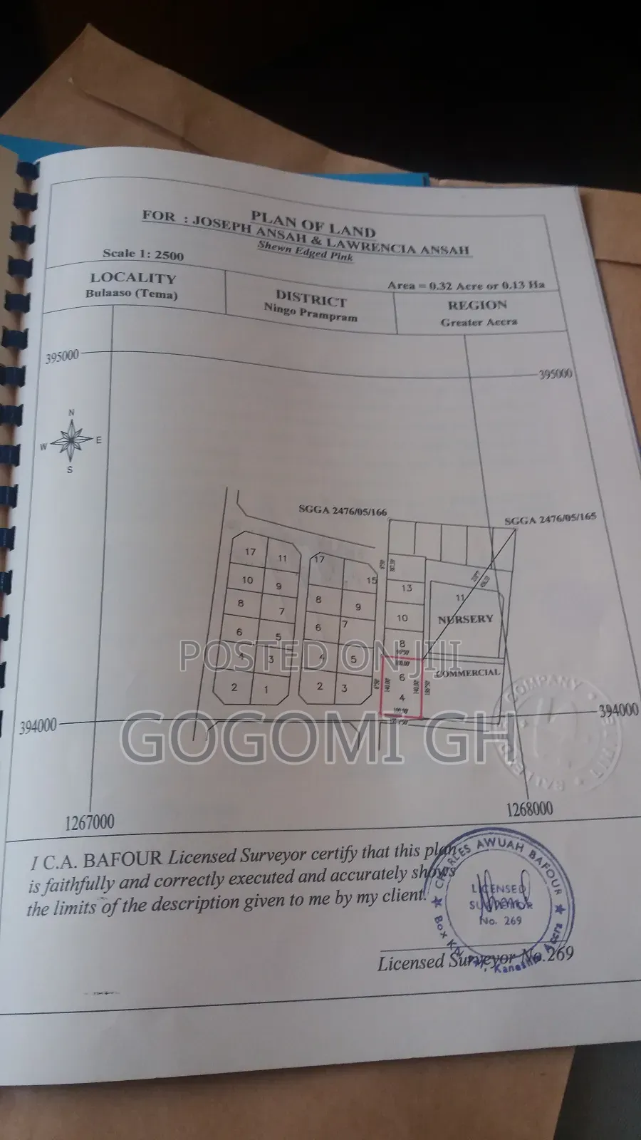 Estate Land For Sale At Braku in Awutu Senya West