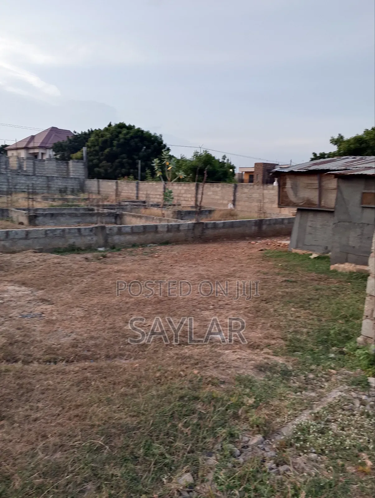 Full Plot With 4 Bedrooms Footing Already Done for Sale Klagon in Tema Metropolitan