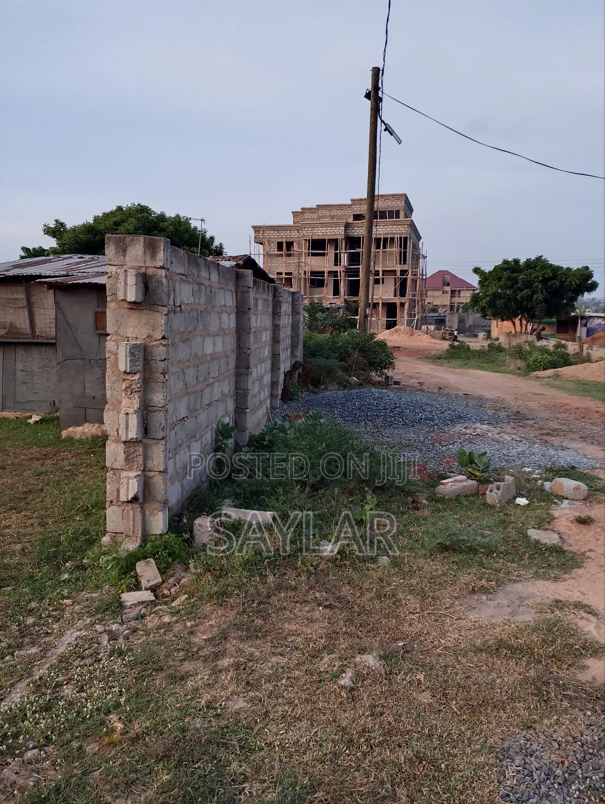 Full Plot With 4 Bedrooms Footing Already Done for Sale Klagon in Tema Metropolitan