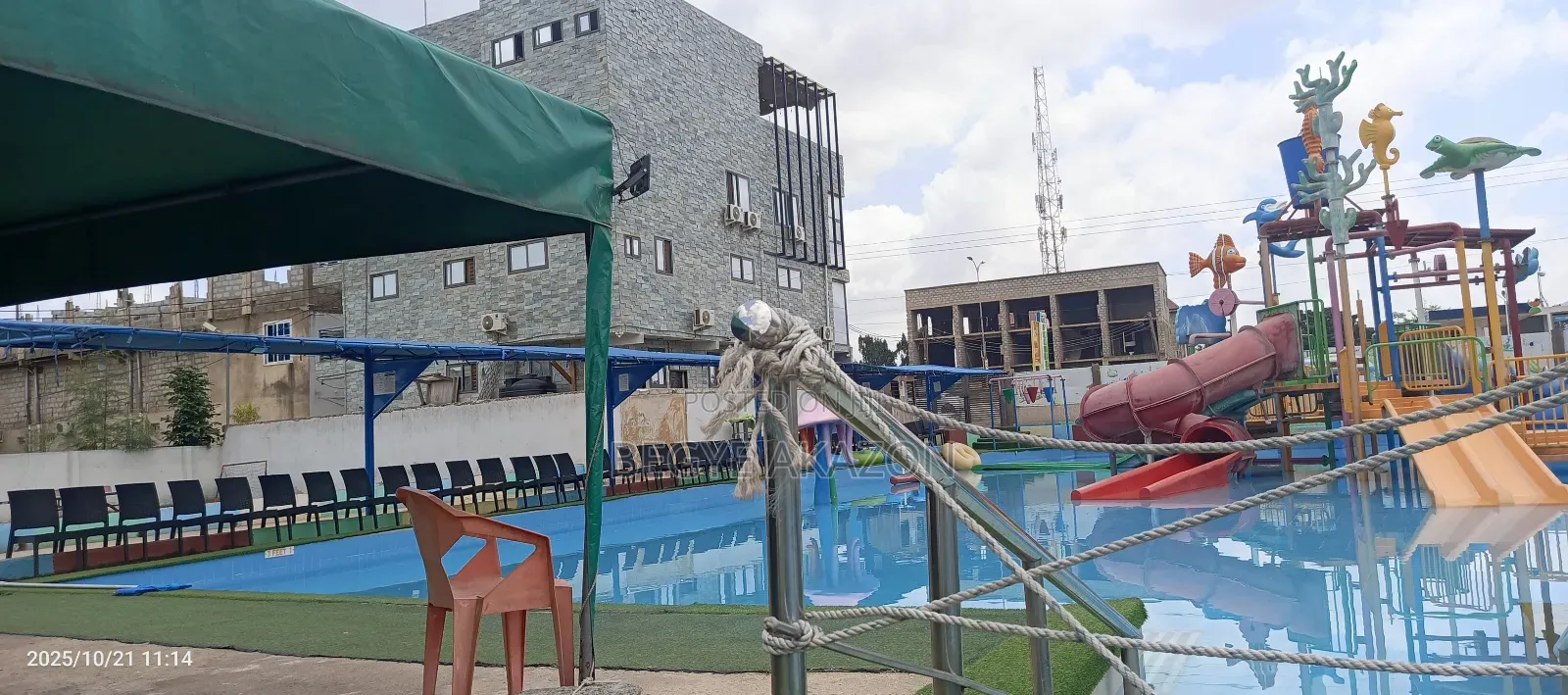 Water Park And Recreational Center in Ghana Flag