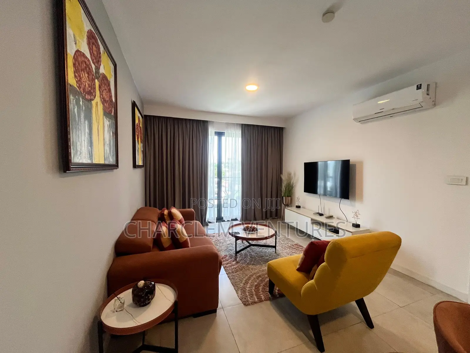 Furnished 1bdrm Apartment in Charclem Ventures, Accra Metropolitan in Accra Metropolitan
