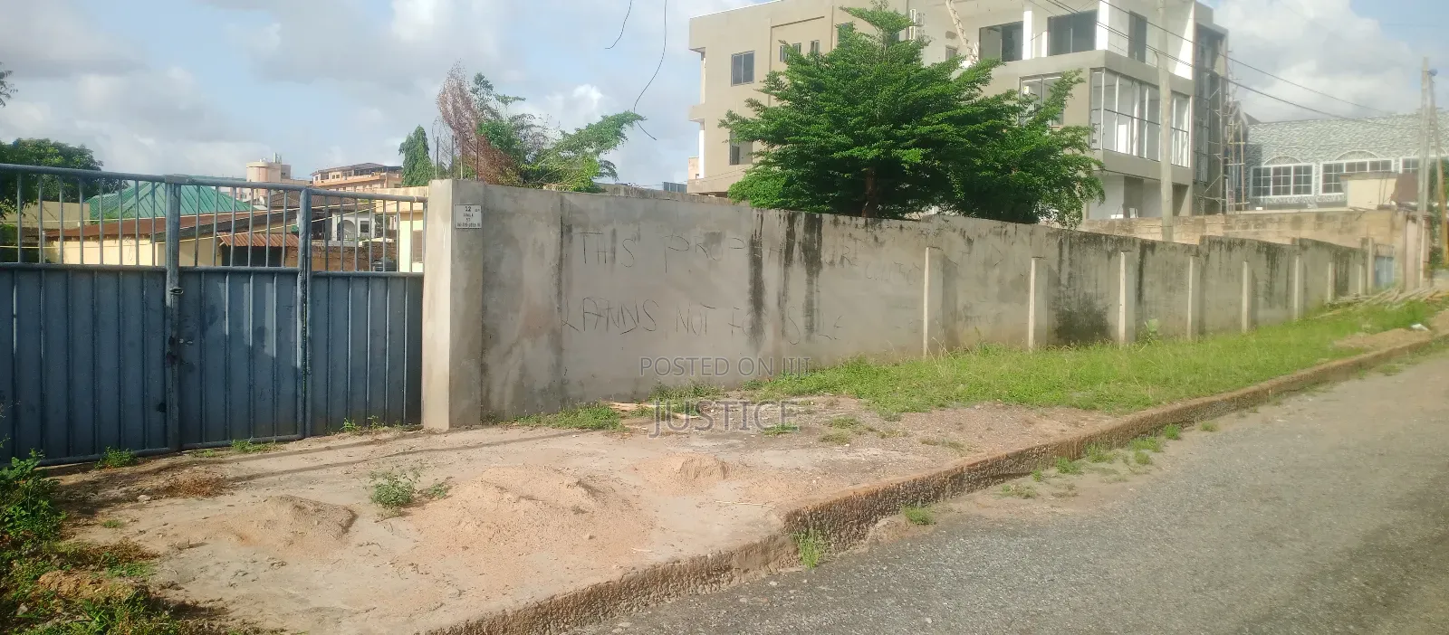 Walled and Gated 2 Plots of Land East Legon in Ghana Link Area