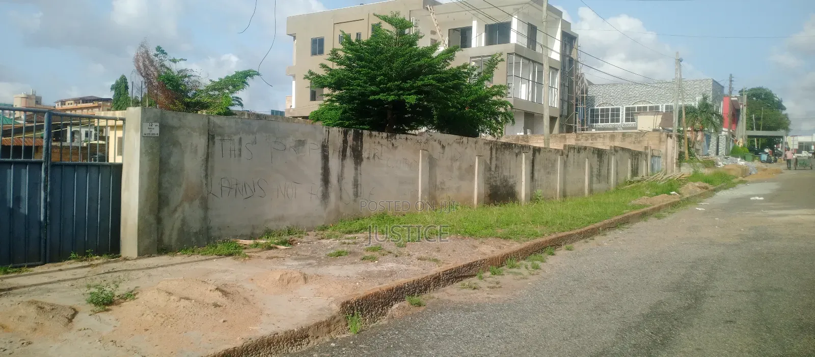 Walled and Gated 2 Plots of Land East Legon in Ghana Link Area