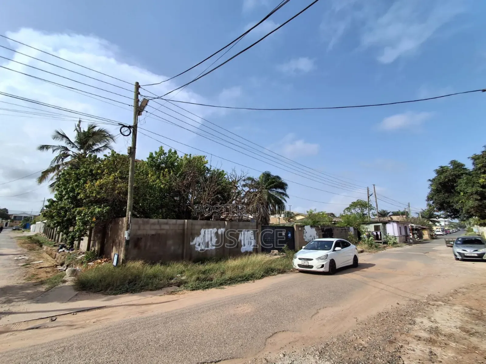 Freehold Walled and Gated 2 Plots Osu in Osu Ako-Adjei