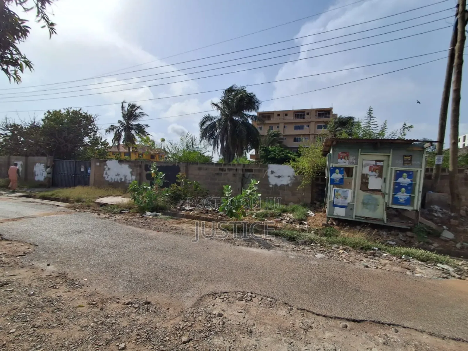 Freehold Walled and Gated 2 Plots Osu in Osu Ako-Adjei
