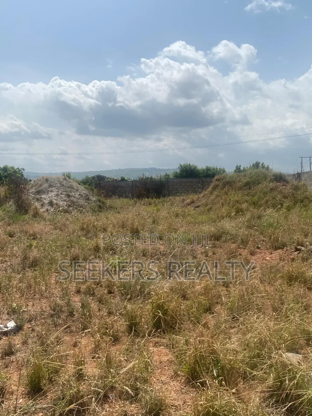 Roadside Land Walled and Gated 3 Plots of Land in Pentecost