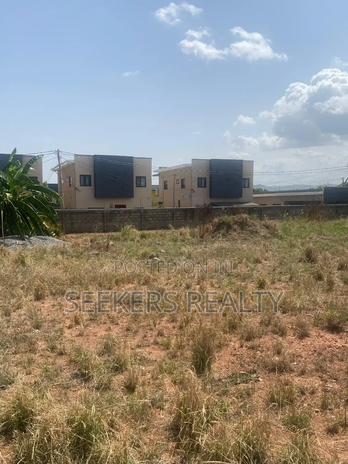 Roadside Land Walled and Gated 3 Plots of Land in Pentecost