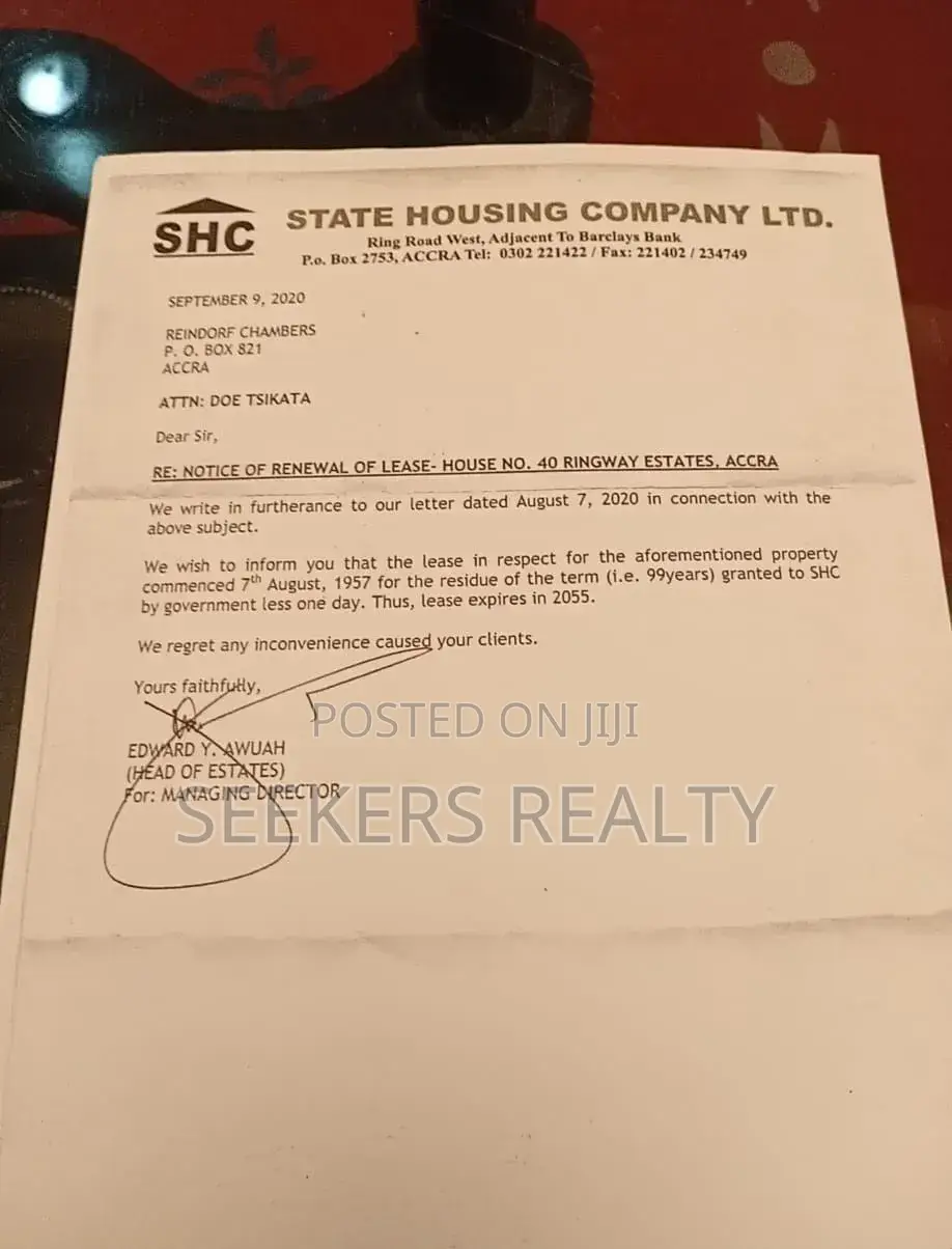 Land for Sale – Prime Location at Ringway Estate Osu in Danquah Circle