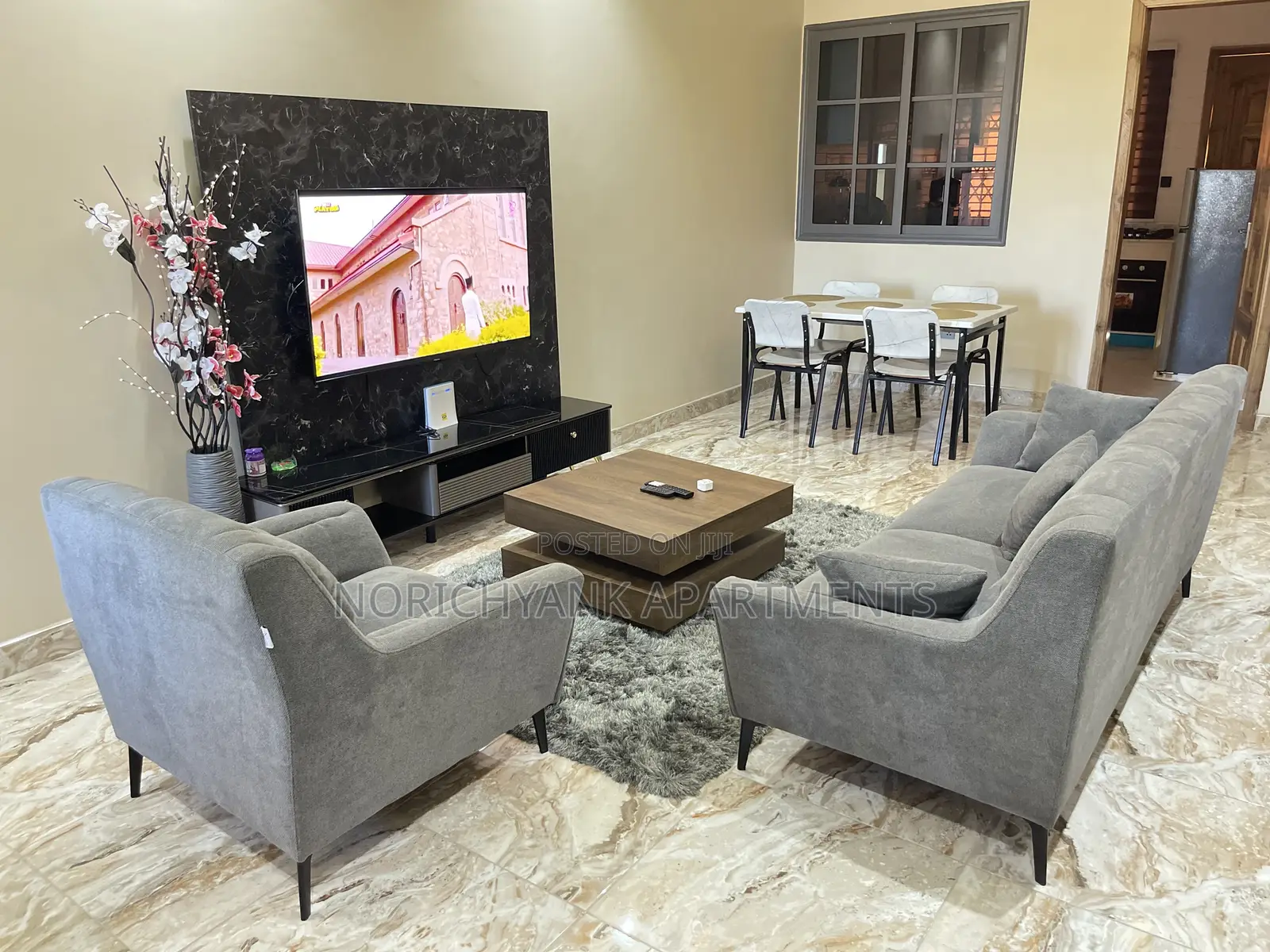 One/Two Bedrooms Fully Furnished Airbnb Apartment 4 Short/Long Stays in Pokuase