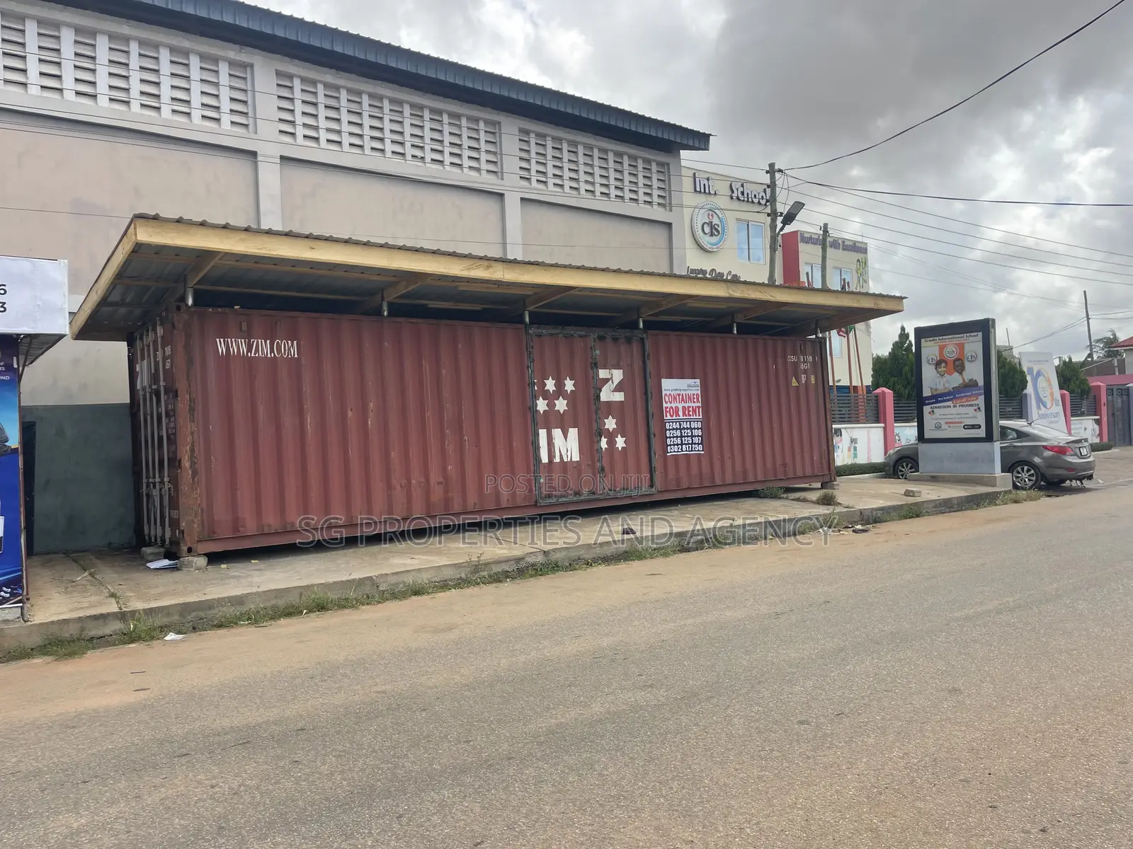Spacious Container for Rent at Batsonaa Total Spintex in Baatsona Total