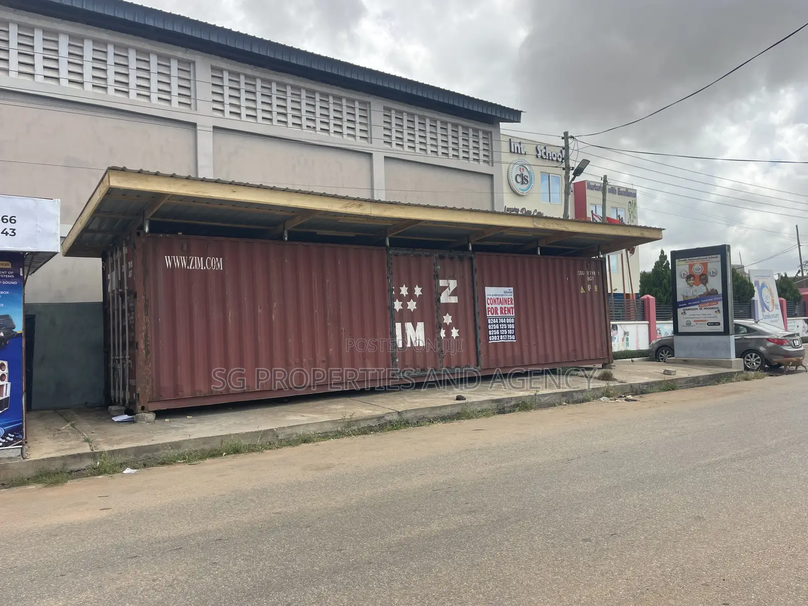 Spacious Container for Rent at Batsonaa Total Spintex in Baatsona Total