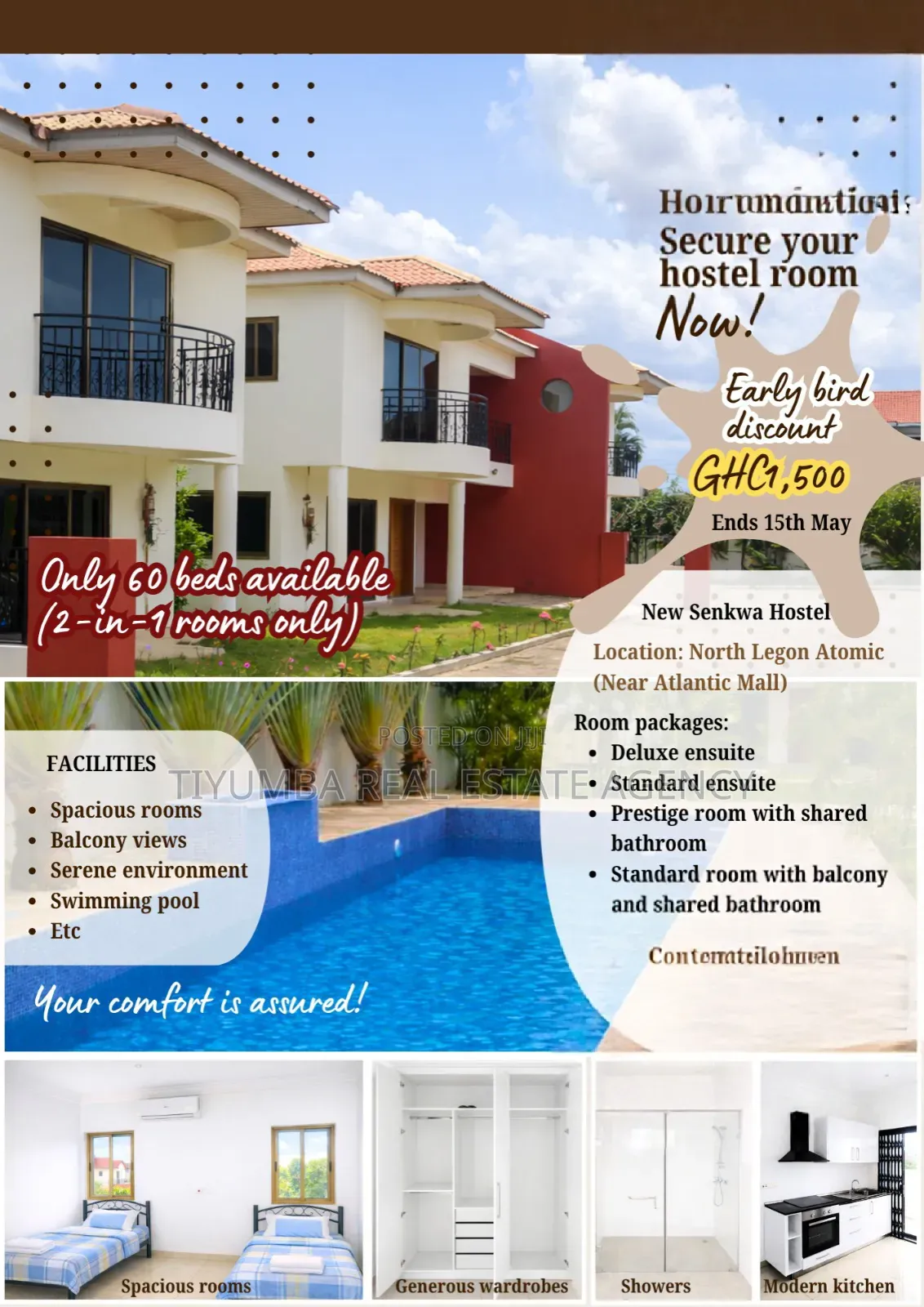 2bdrm Apartment in Students Hostel, North Legon for rent in North Legon